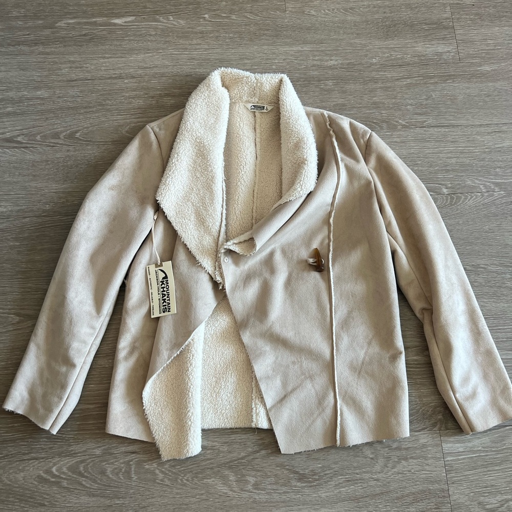 Mountain khakis shearling jacket